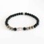 Protection & abundance - Pyritt og onyx krystall armbånd for menn