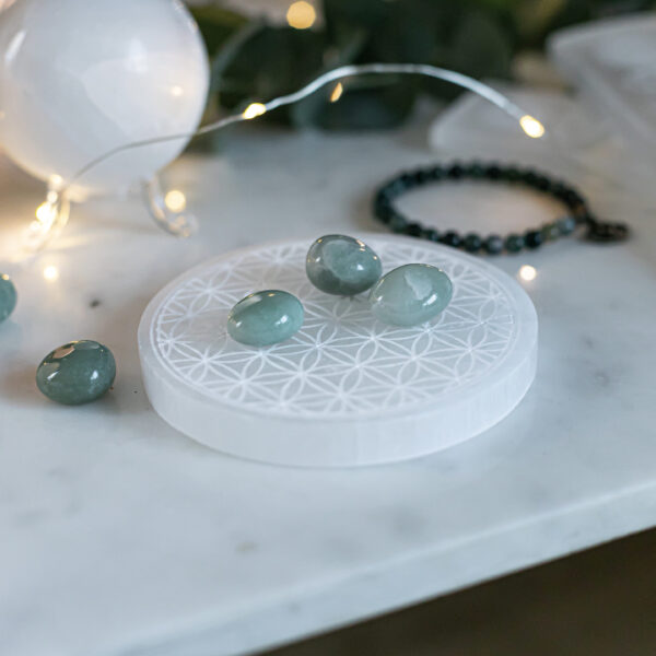 Selenitt Coaster - Flower of life