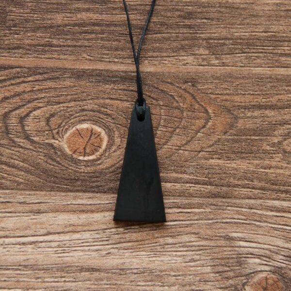 Shungitt halskjede - Drop Trapeze