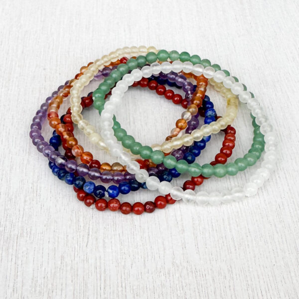 Chakra balansering - Chakra krystallarmbåndsett