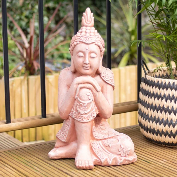 Peaceful Terracotta Garden Buddha 56cm