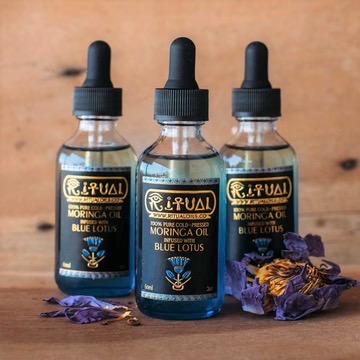 Ritual Moringa Oil infused with Blue Lotus 3-pack