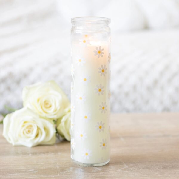 White daisy tube duftlys