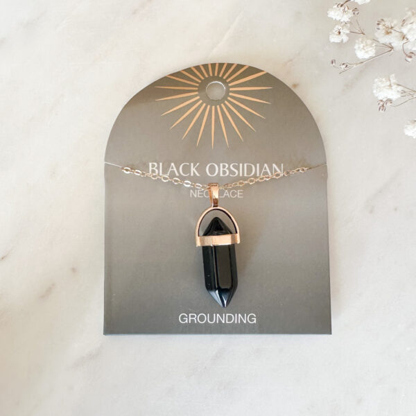 Grounding - Obsidian krystallkjede