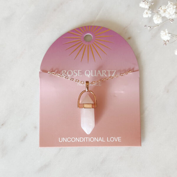 Unconditional love - Rosenkvarts krystallkjede