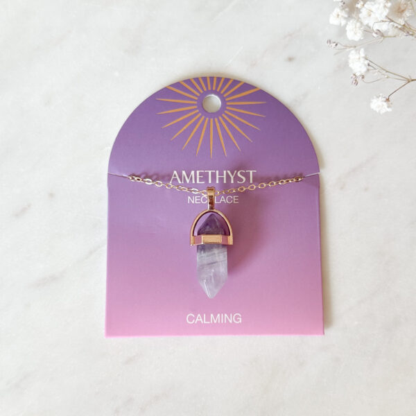 Calming - Ametyst Krystallkjede