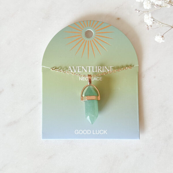 Good luck - Grønn aventurin krystallkjede
