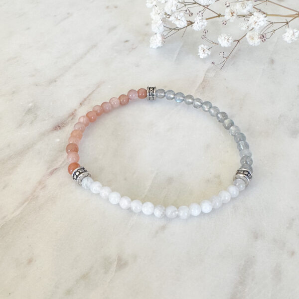 I am simply a Goddess  - Labradoritt Krystall armbånd 4mm