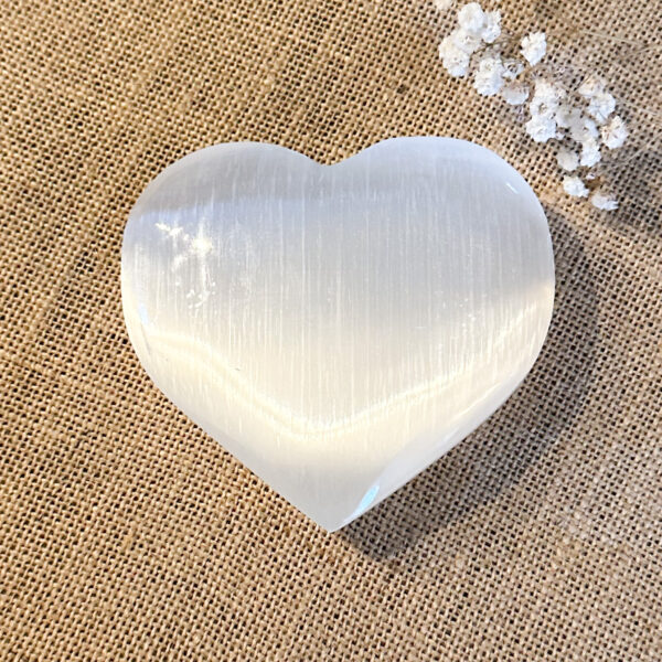 Healing Selenitthjerte